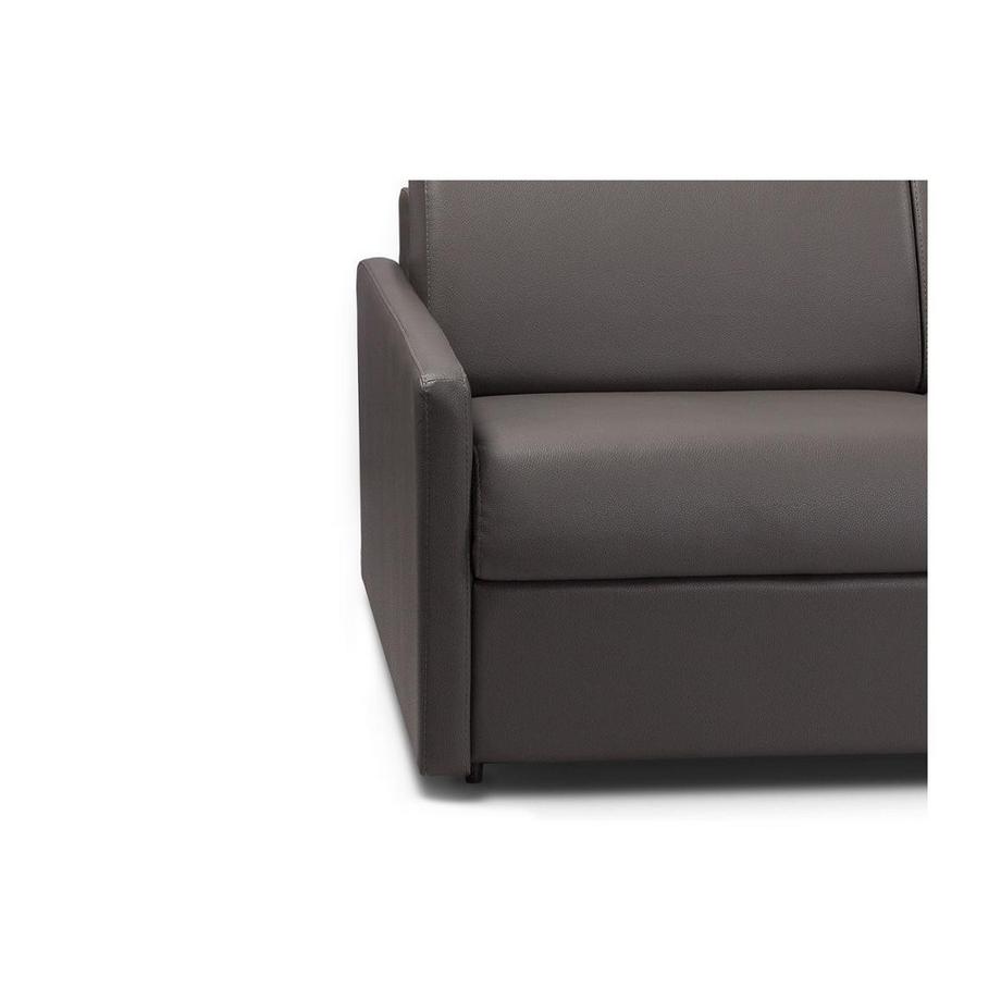 Vente-unique Schlafsofa 3Sitzer Kunstleder Liegefläche 1 Matratzen CALIFE  