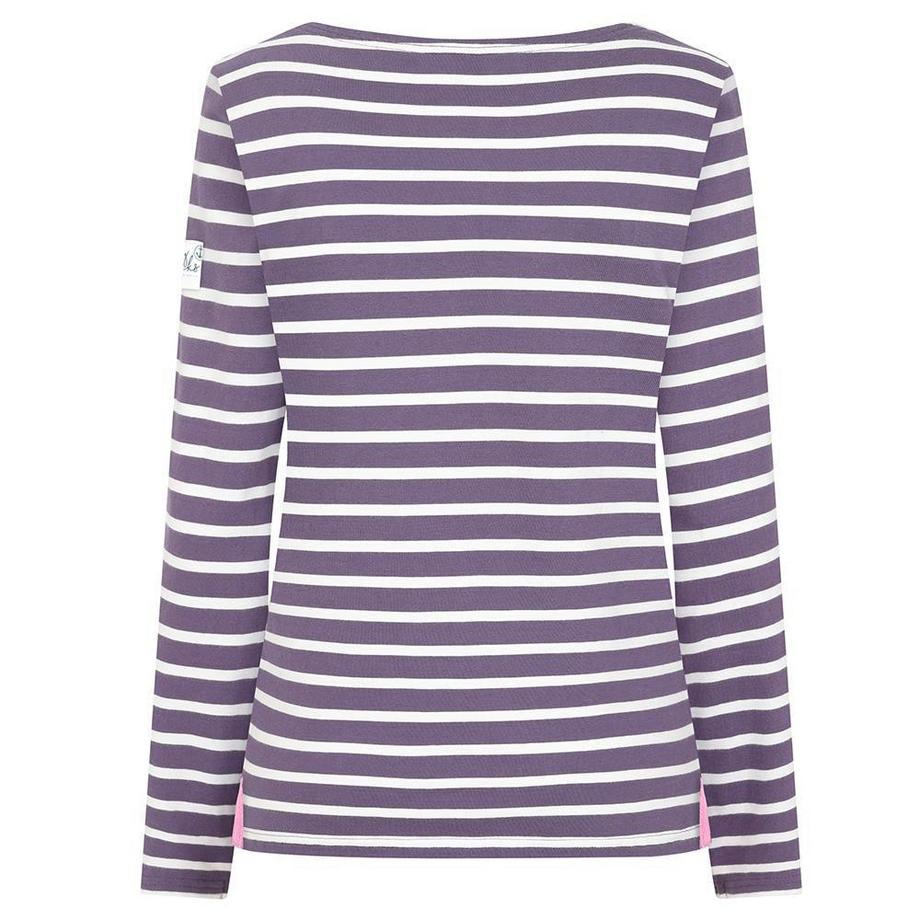 Lazy Jacks Top a maniche lunghe a righe bretoni  