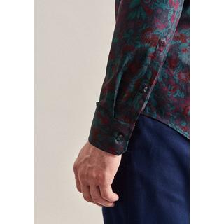 Seidensticker  Business Hemd Shaped Fit Langarm Floral 