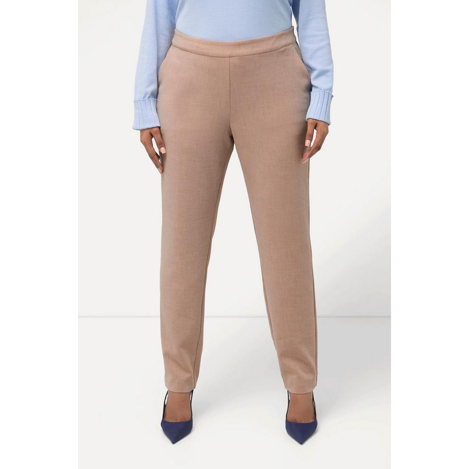 Ulla Popken Pantaloni Gamba Stretta Vita Elastica Stretch  