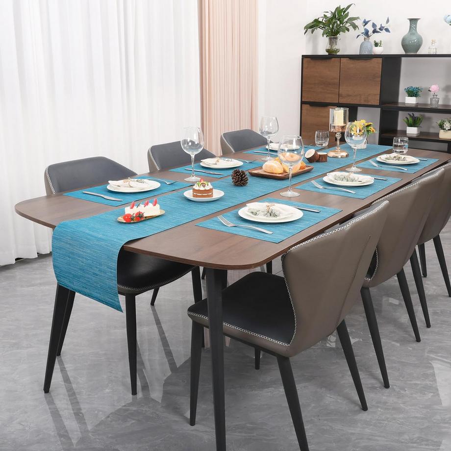 Alopini Tischsets Abwaschbar 6er Set, Gewebte Tischsets Rutschfest Hitzebeständig  