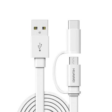 Huawei USB C / Micro-USB Kabel Weiß