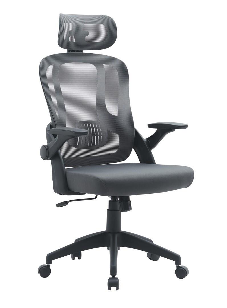 mutoni Fauteuil de bureau rive de rivière gris  