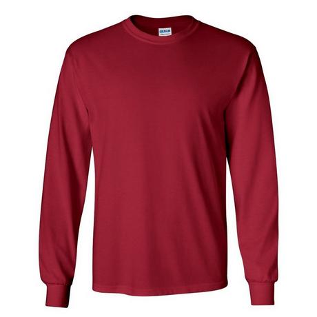 Gildan Plain Rundhals Ultra Baumwolle Langarm T-Shirt  