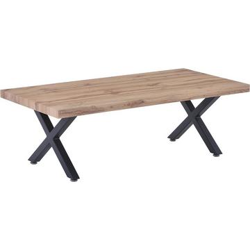 Tavolino Enphar naturale forma a X 120