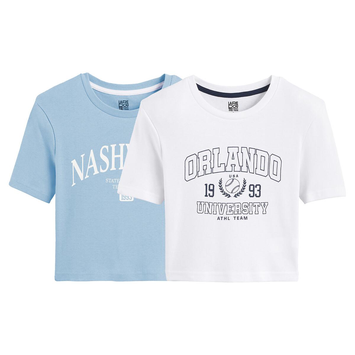 La Redoute Collections  Lot de 2 T-shirts cropped 