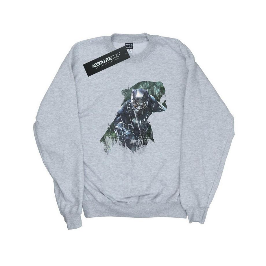 MARVEL Black Panther Felpa Stampa Grafica  