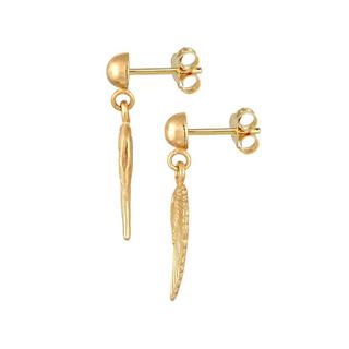 Elli  Boucles d'Oreilles Femmes Pendentif D'ailes Ange Gardien Basique 