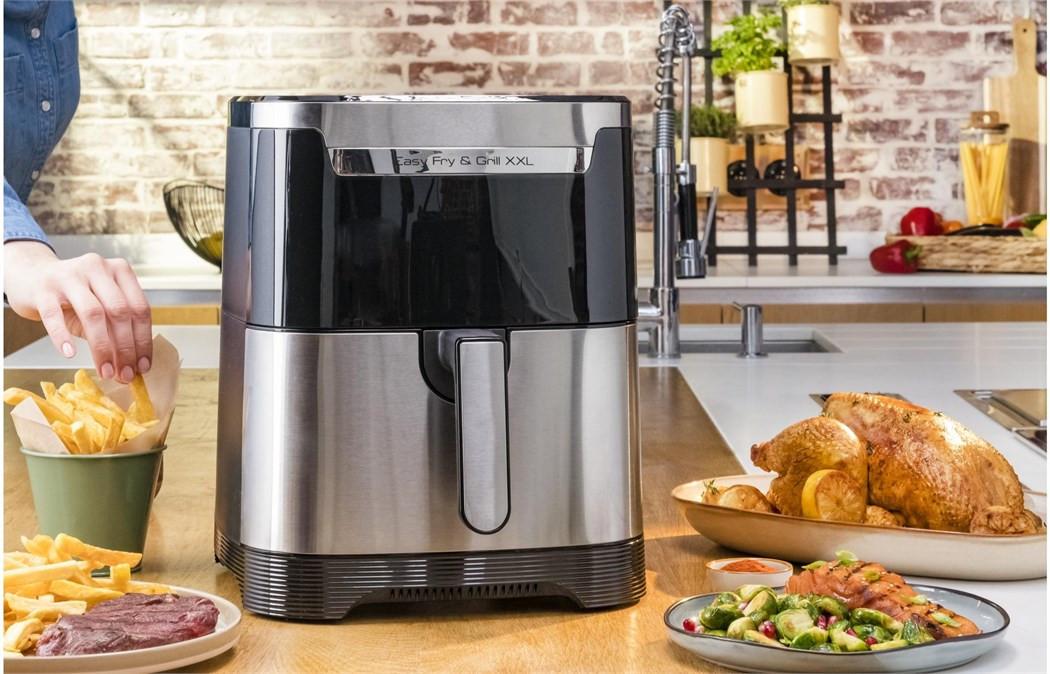 Tefal Easy Fry & Grill XXL Edelstahl 1680W, 1.5kg, 6.5l, 8 Pers  