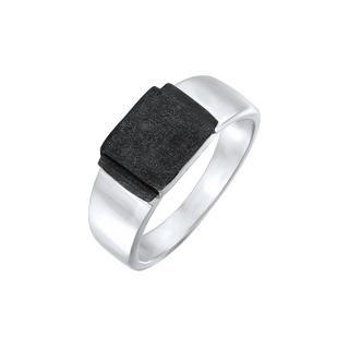 Kuzzoi  Ring  Siegelring Oxidiert 925 Silber 