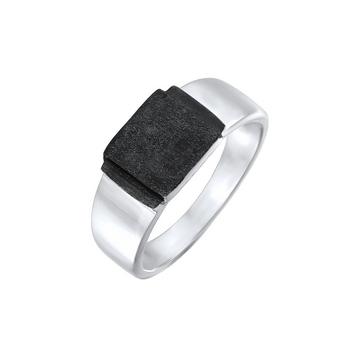 Ring  Siegelring Oxidiert 925 Silber