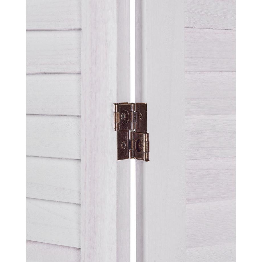 Beliani Raumteiler 4-teilig aus Paulownia-Holz  AVENES  