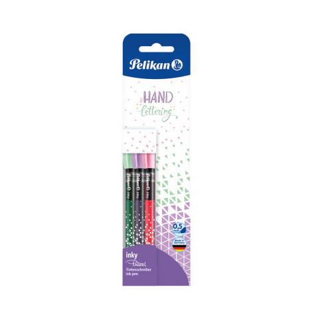 Pelikan  Pelikan 820073 stylo à bille Vert, Lilas, Rose 3 pièce(s) 