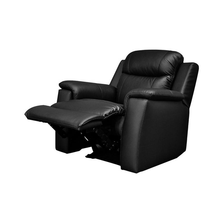 Vente-unique Canapé 3 places 2 fauteuils relax EVASION en cuir  