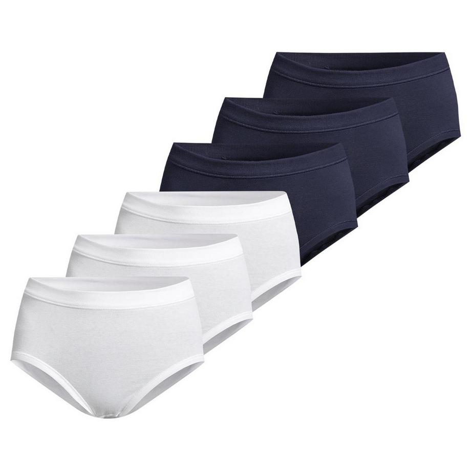 Feinripp lot de 6  - culottes taille haute
