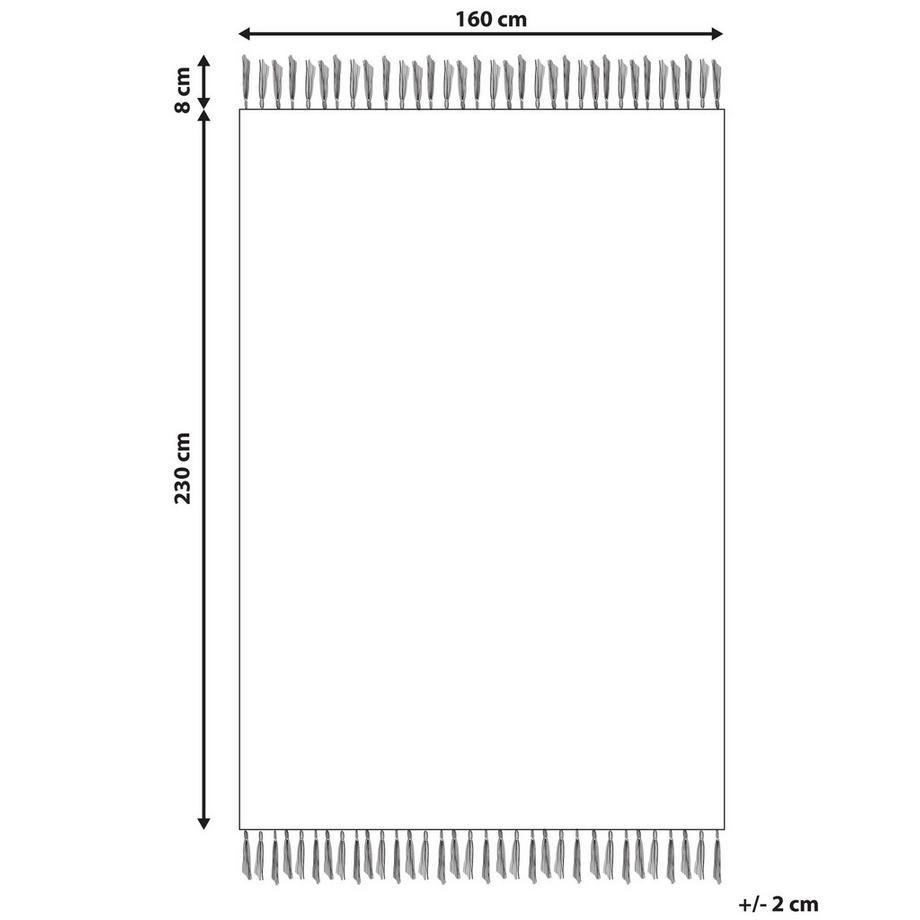 Beliani Tapis en Coton  ANSAR  