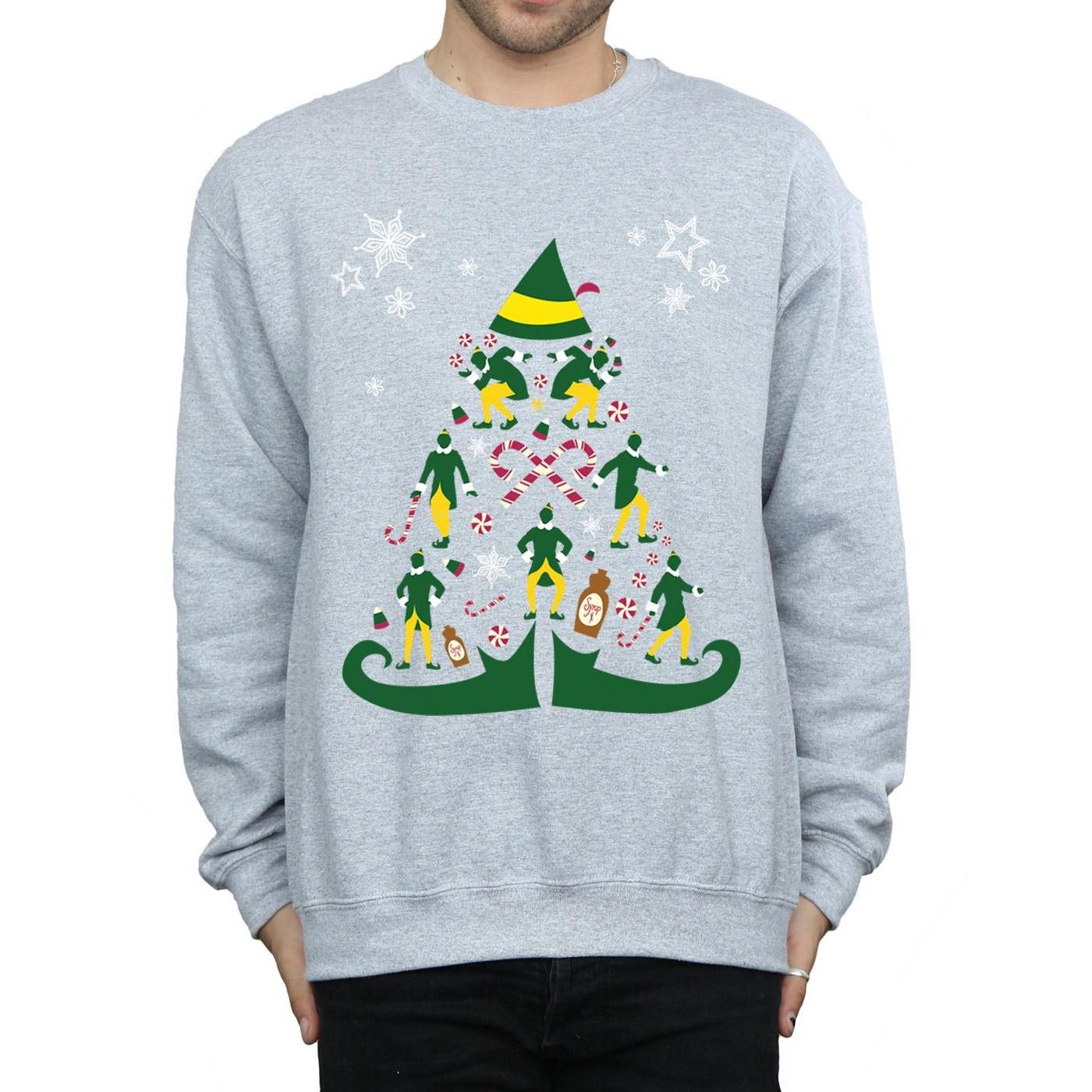 Elf Sweatshirt Arbre de Noël  