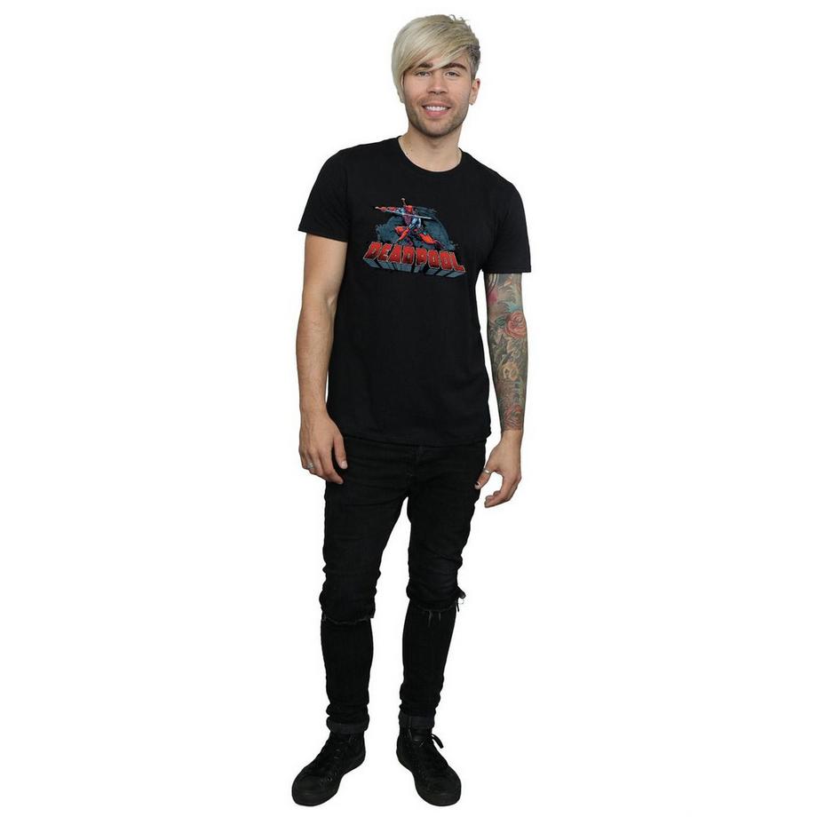 MARVEL Deadpool T-Shirt Stampa Grafica  