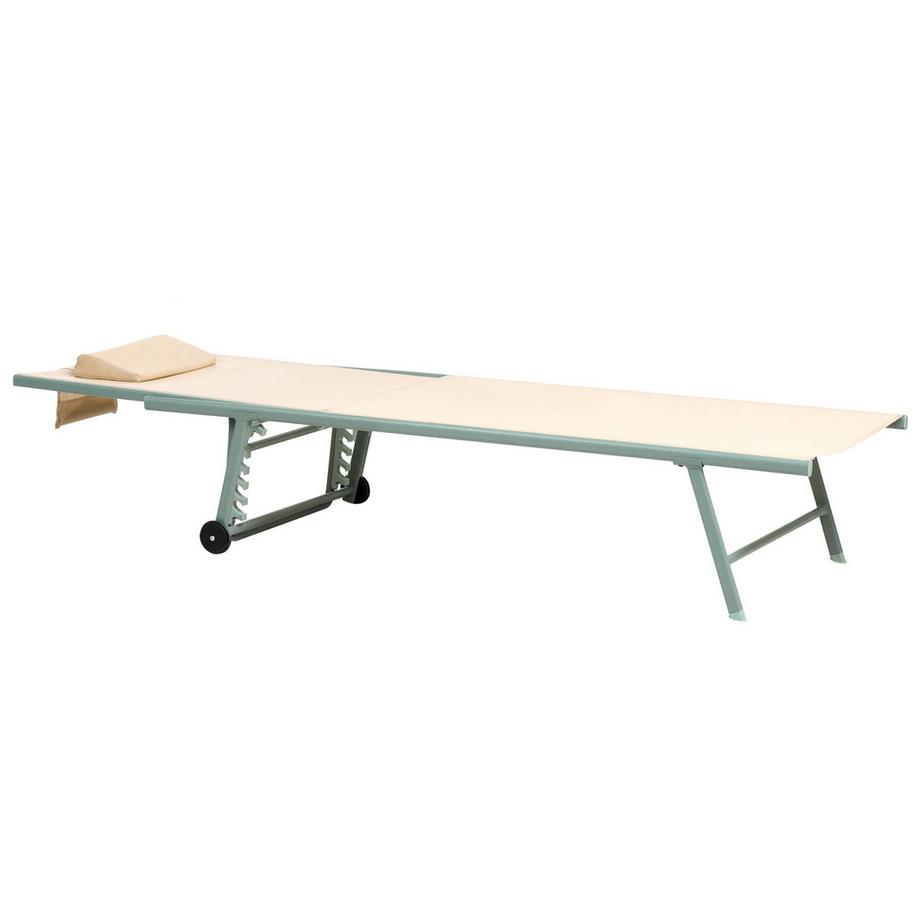 Beliani Gartenliege 2er Set aus Stahl  SORONI  