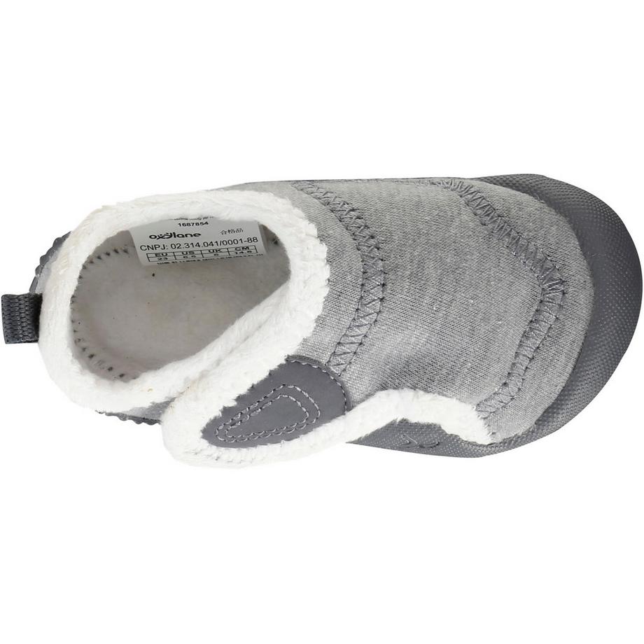 DECATHLON Baby Warme Hellgrau Weiss Sneakers  
