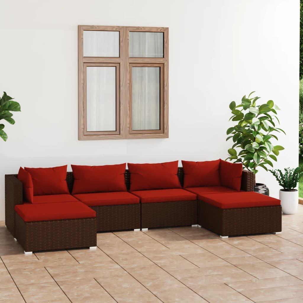 VidaXL Garten-lounge-set poly-rattan  