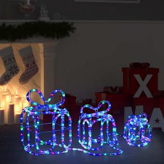 VidaXL confezione regalo natalizia illuminata  