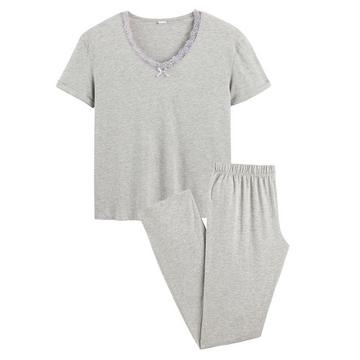 Jersey-Pyjama mit kurzen Ärmeln