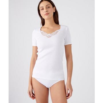 T-Shirt mit Gipüre, Wärmegrad Medium 3.