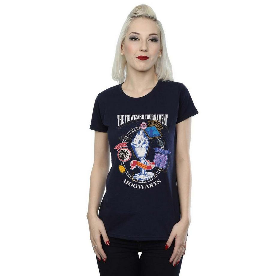 Harry Potter T-Shirt Stampa Grafica Triwizard Tournament  