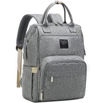 Wickelrucksack stylischer Wickelrucksack mit Wickelauflage multifunktionaler wasserabweisender Großraumrucksack für unterwegs