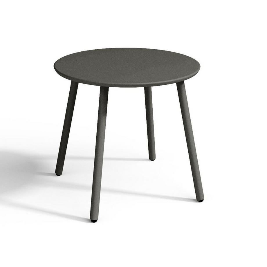 Table d'appoint de jardin en métal - Gris foncé - MIRMANDE de MYLIA