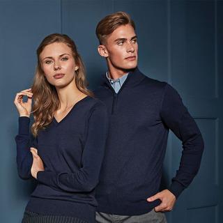 PREMIER Pull en tricot col V  