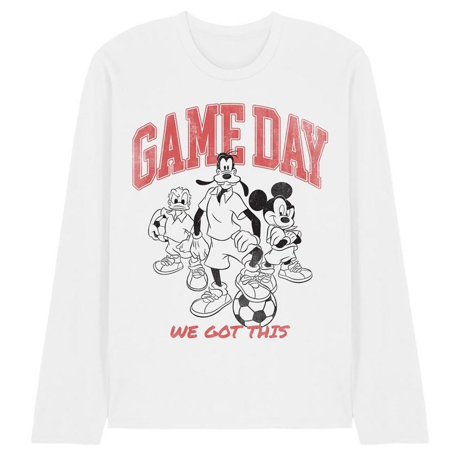 T-ShirtManches Longues Motif Mickey Mouse Et Ses Amis Game Day