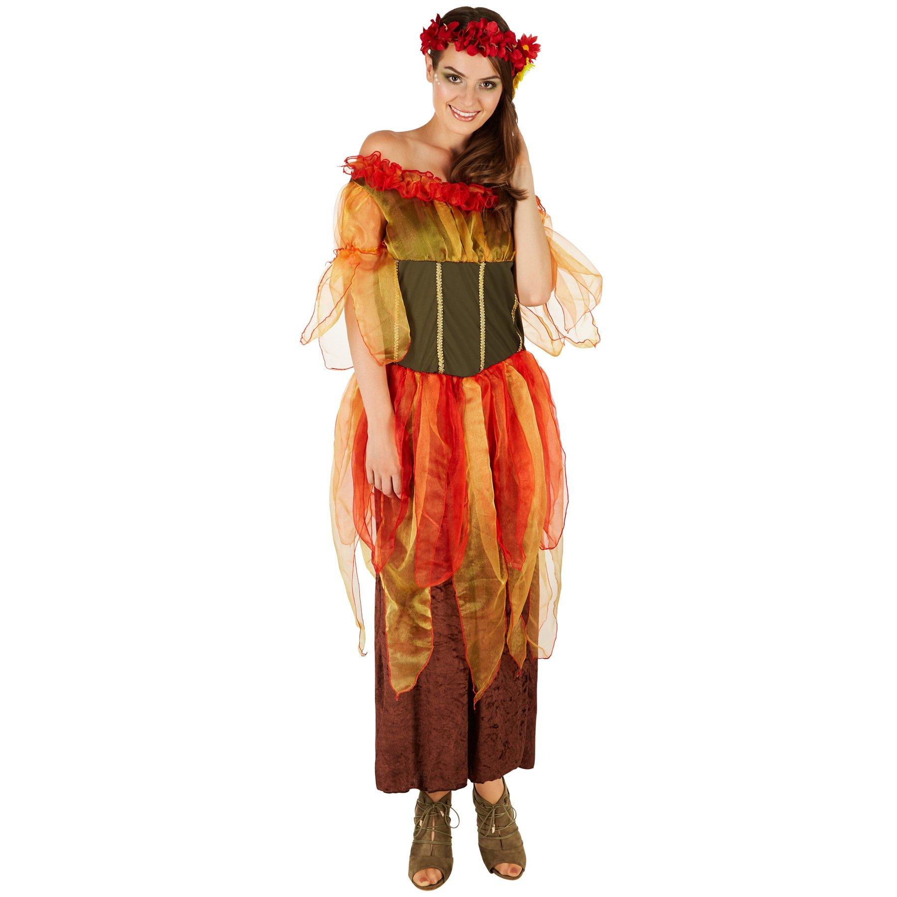 Tectake  Costume da donna - Fata dell’autunno 