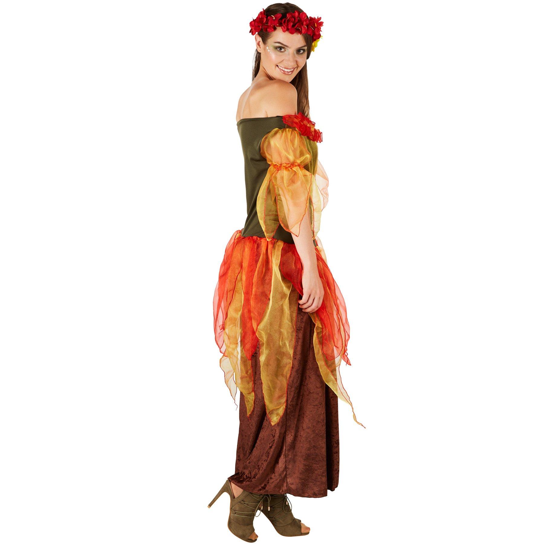 Tectake  Costume da donna - Fata dell’autunno 