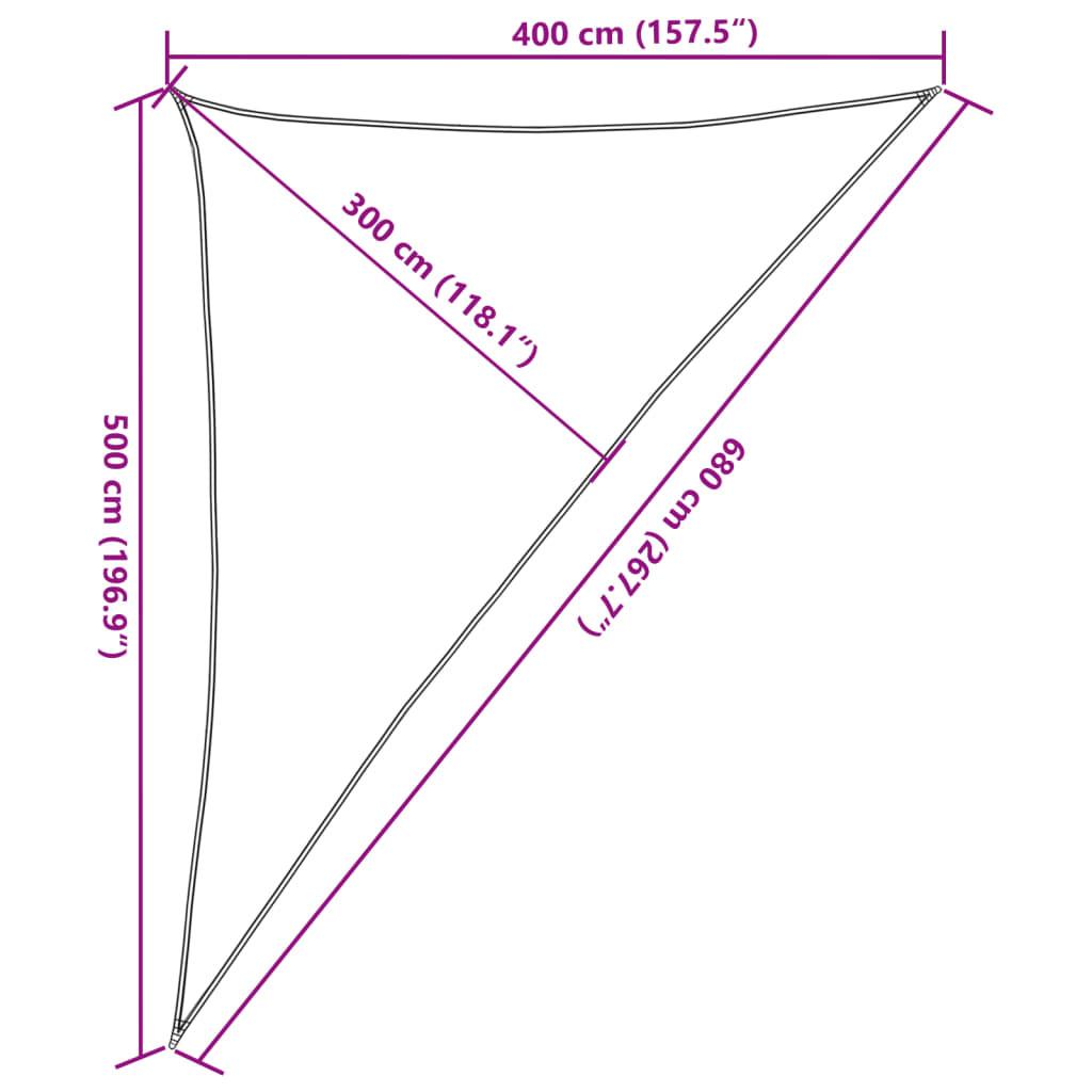 VidaXL Voile solaire  