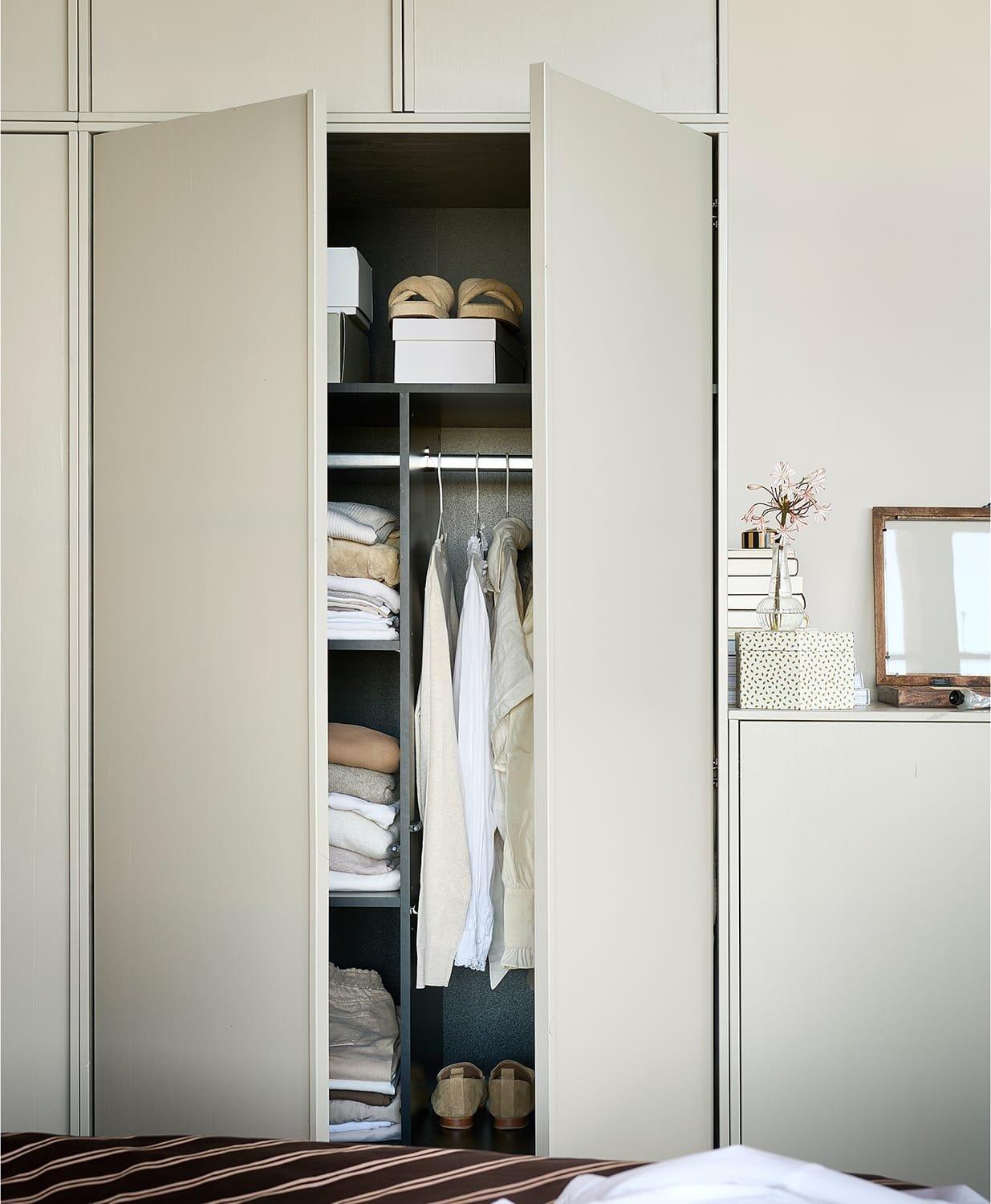 mutoni Armoire Daily Double pin dakar gris 100x200  