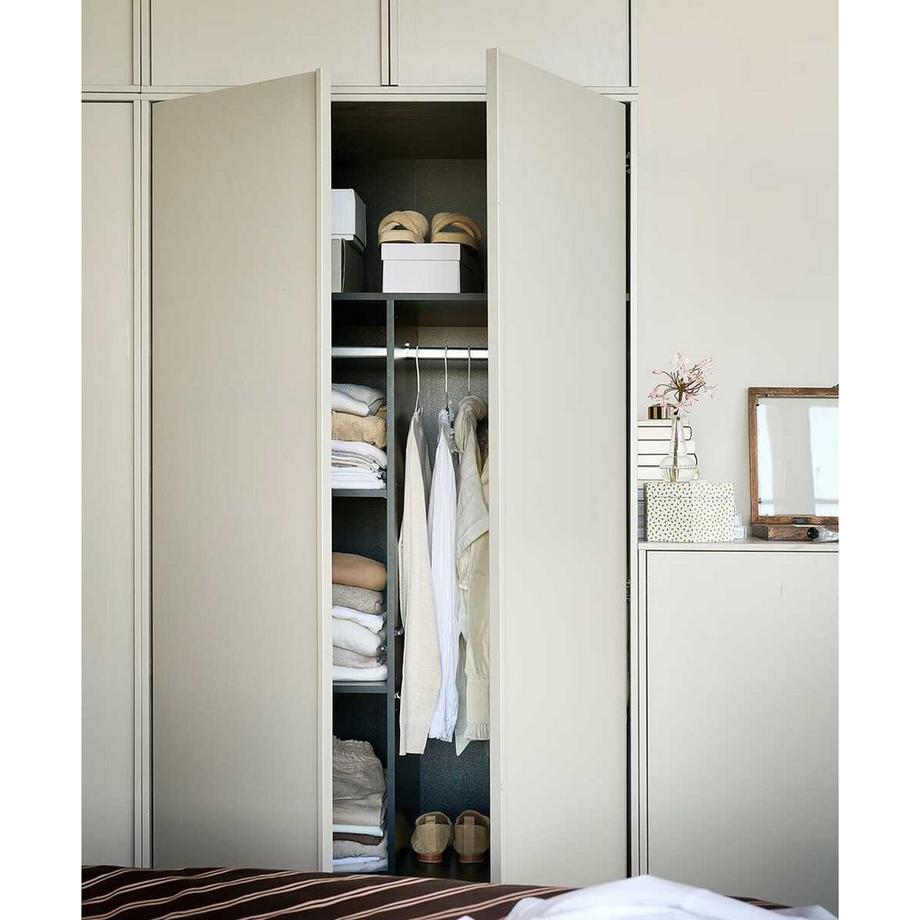 mutoni Armoire Daily Double pin gris dakar 100x200  
