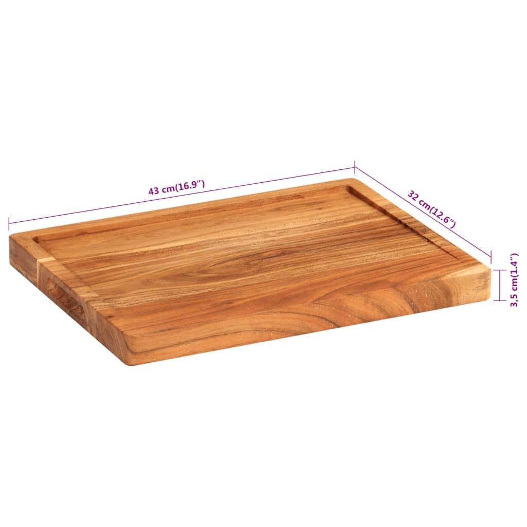 VidaXL Planche à découper bois d'acacia  