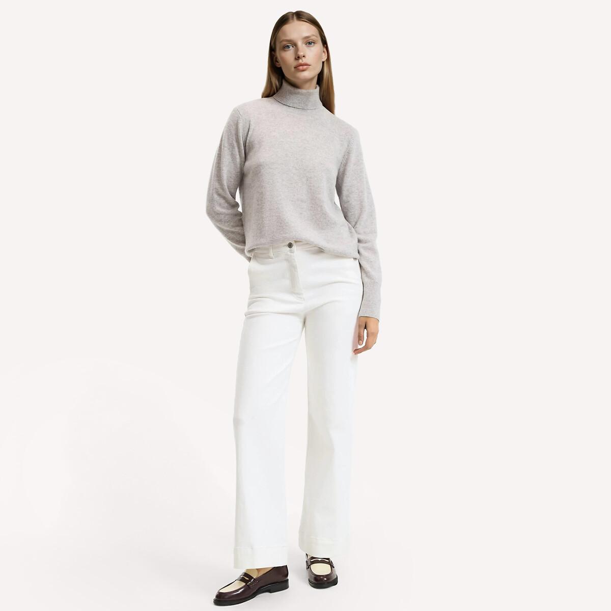 La Redoute Collections Pull Cachemire Col Roulé Maille Fine  