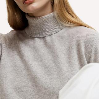 La Redoute Collections Pull Cachemire Col Roulé Maille Fine  