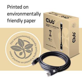 Club3D  Club 3D DisplayPort 1.4 HBR3 8K Kabel Stecker/Stecker 3 meter 