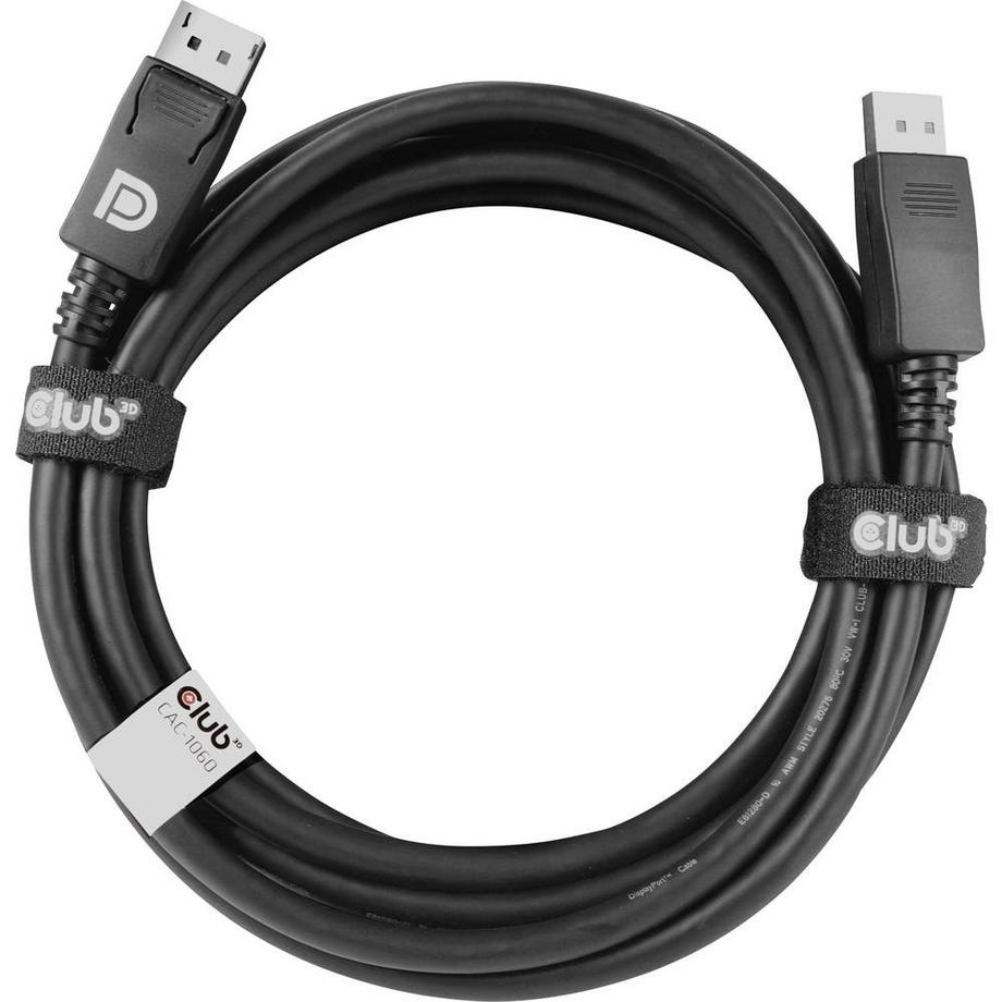 Club3D  Câble Club 3D DisplayPort 1.4 HBR3 8K mâle/mâle 3 m 