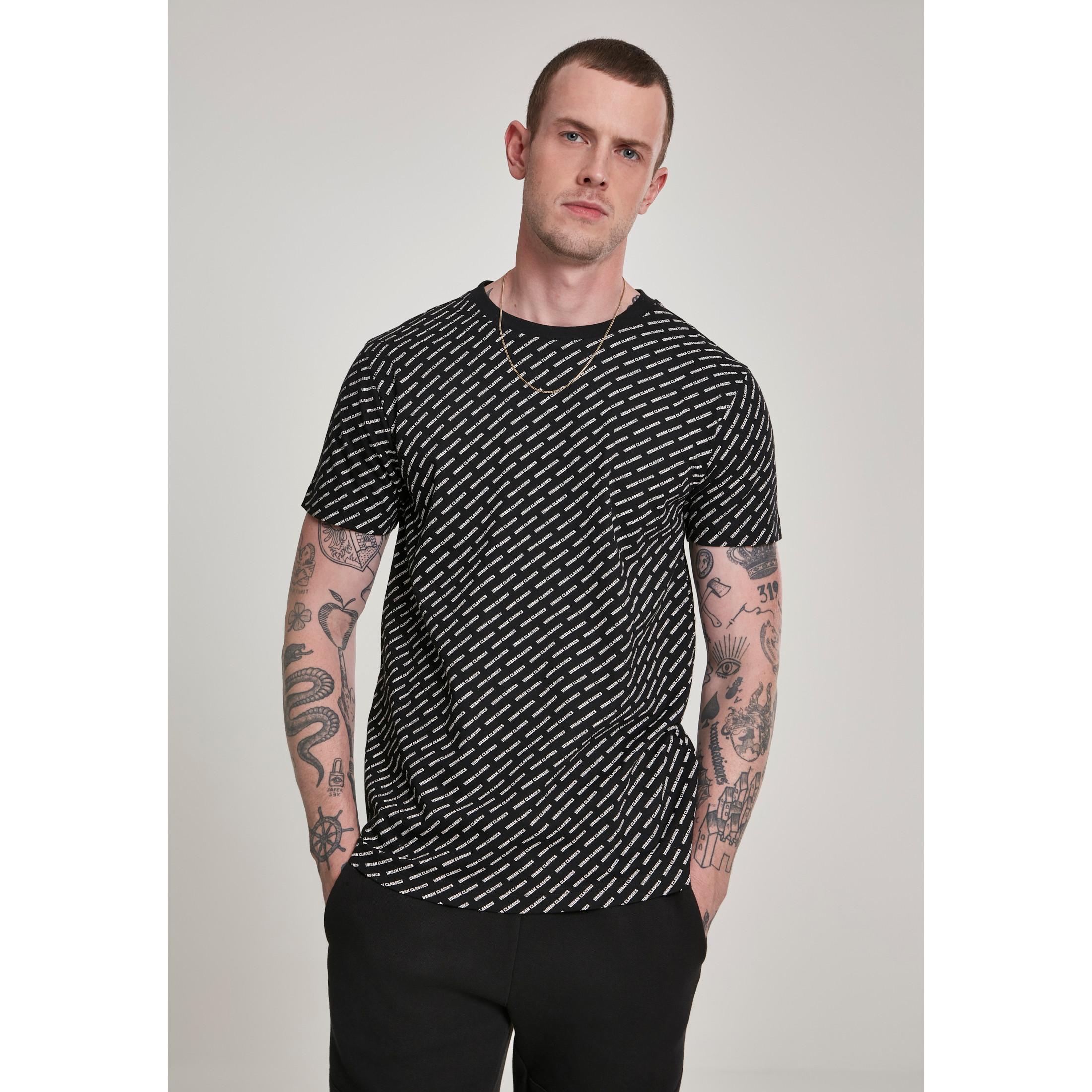 URBAN CLASSICS Allover Logo T-Shirt  