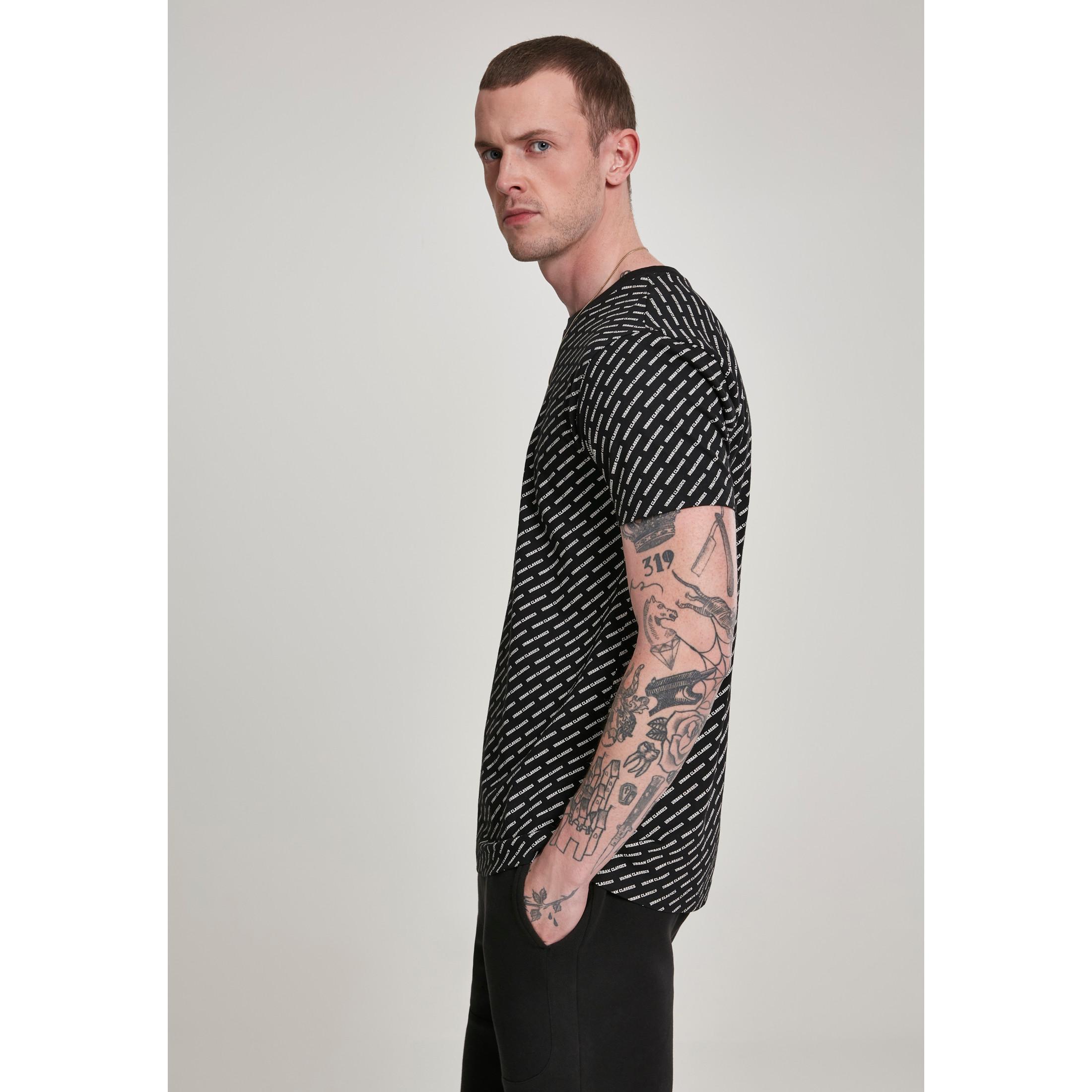 URBAN CLASSICS Allover Logo T-Shirt  