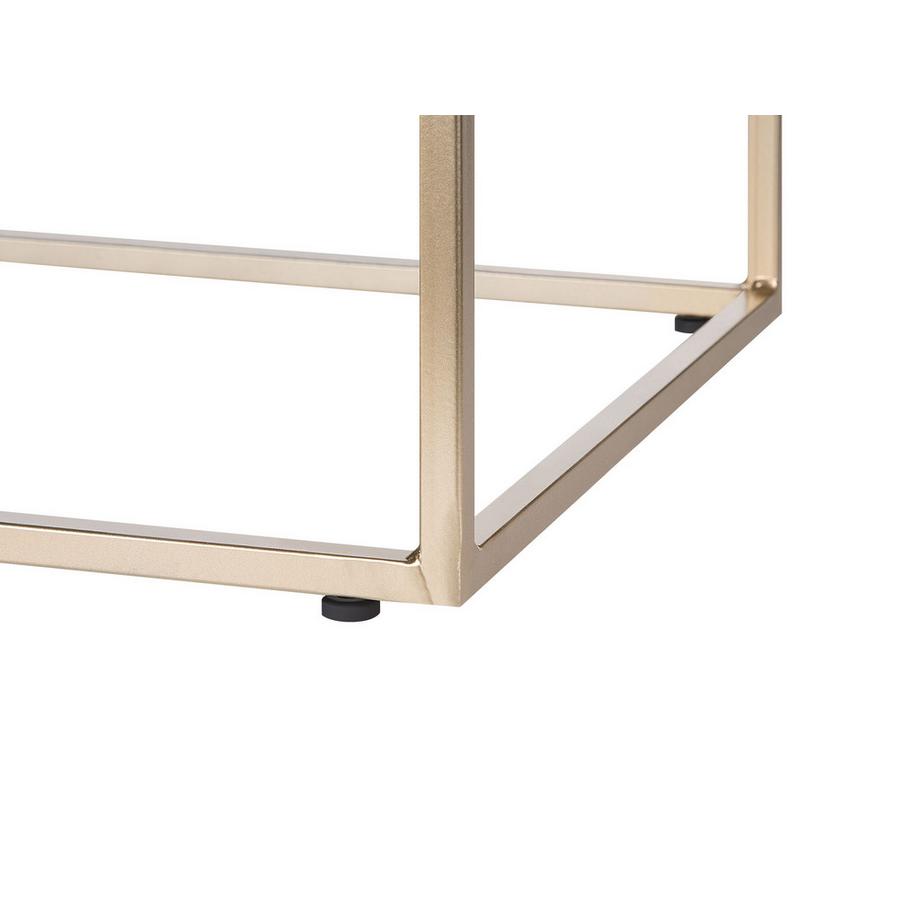 Beliani Hocker aus Stoff Modern MANHATTAN  