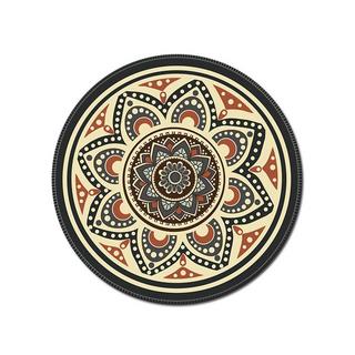 Northio  Tappetino per mouse rotondo con motivo bohémien 