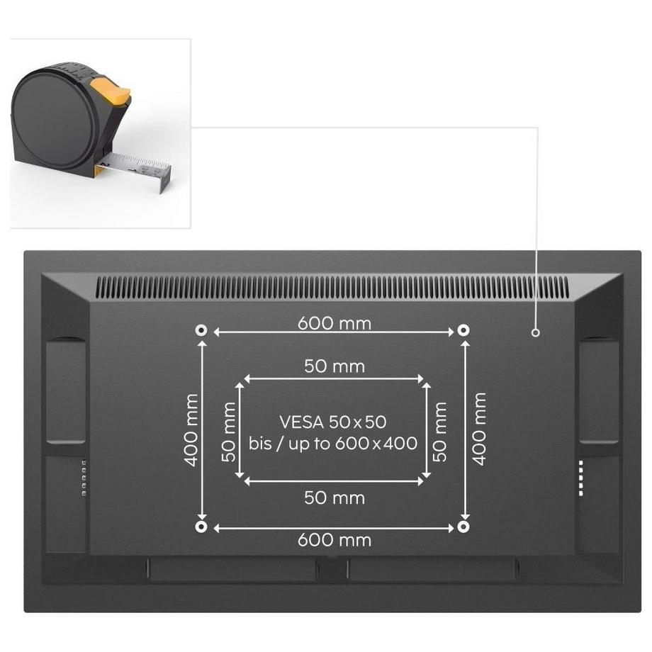 hama  HAMA Support mural fixe 32"-75" noir 