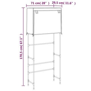 VidaXL Étagère de rangement fer  