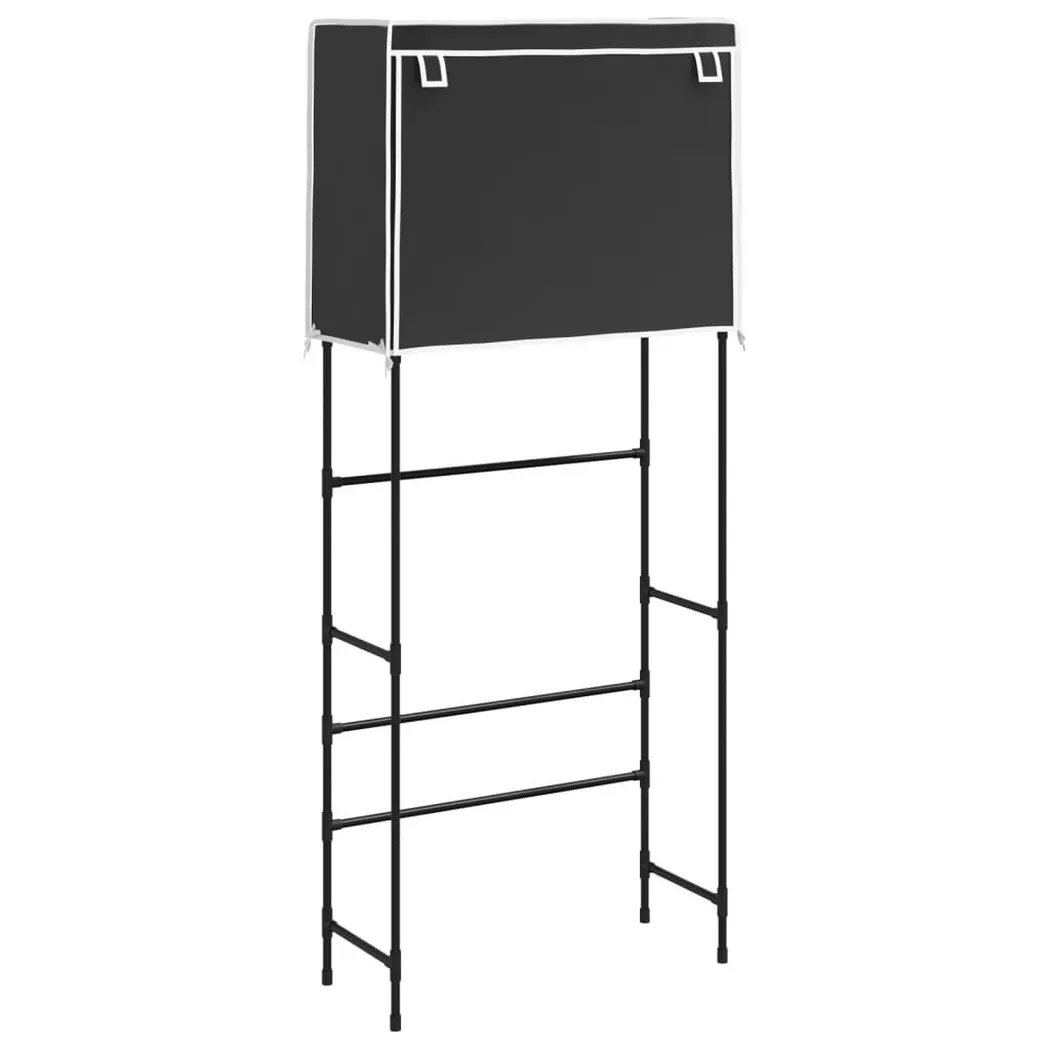 VidaXL - Waschmaschinenregal eisen, One Size, Schwarz